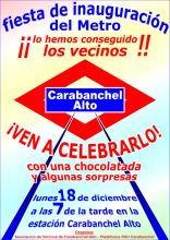 fiesta inauguracion_Metro carabanchel Alto